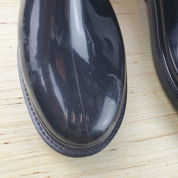 MICHAEL KORS | Rubber Pull On Embellished| Black | Rain Boots | Size 9 - Picture 6 of 6